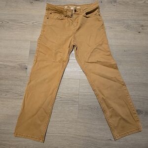 Cat And Jack Straight Strecht Uniform Boys Pants Size 12y Khakis